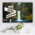 Waterfall V1 Color Established Date & Names Premium Canvas