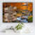 Forest Stream During Autumn Color Family "Crazy, Loud, Love" Names Premium Canvas