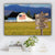American Flag Barn V3 Color Family Names Premium Canvas
